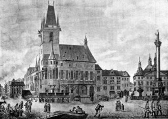 Староместская ратуша, 1780 год