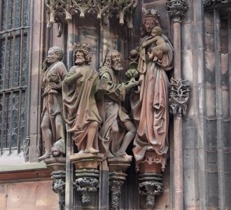 Страсбургский собор. Портал Св. Лавренти