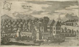 Я. В. Вальвазор Замок Оточец. 1679 год.