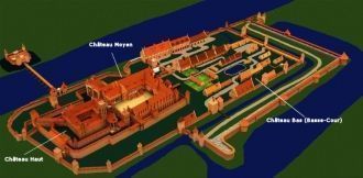 Схема замка Мариенбург, Польша