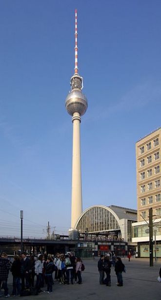 Планы строительства телебашни в Берлине 
