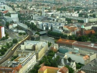 Вид с башни на Берлин
