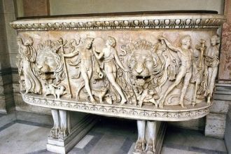Музей Пио-Клементино, античный саркофаг