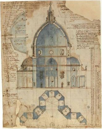 План-чертеж собора Санта-Мария-дель-Фьор