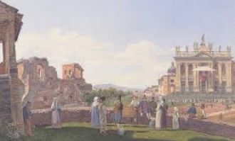 Латеранская базилика. 1835 год.
