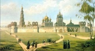 Монастырь на Девичьем поле в 1680-90 гг.