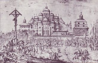 Софийский собор. Рисунок А. ван Вестерфе