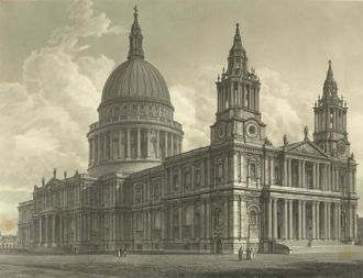 Собор святого Павла в XVIII веке