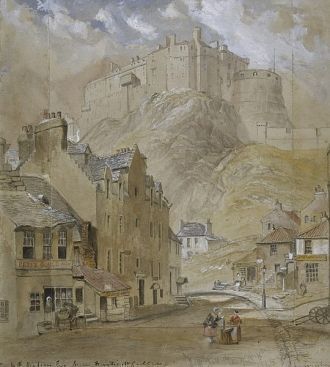 Эдинбургский замок, 1845