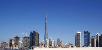 Панорама Дубая, 8 января 2010