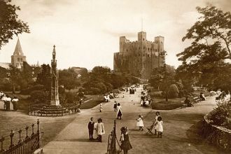Рочестерский замок, 1910 год