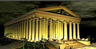 Храм Артемиды в Эфесе. Реконструкция. Хр