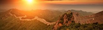 Панорамный вид Великой Китайской ст
