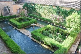 Сады Альгамбры. Изнутри комплекс предста