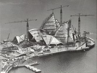 Строительство Сиднейского оперного театр