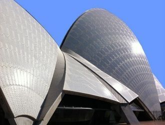 Идеально ровные крыши Сиднейской оперы п