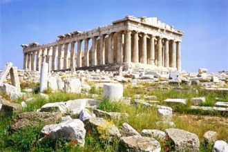 Сооружения и храмы Акрополя находятся на