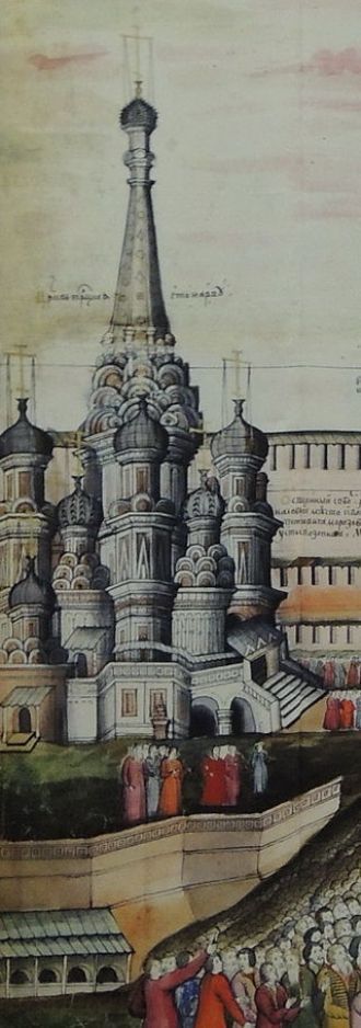 Храм Василия Блаженного в 1613 году