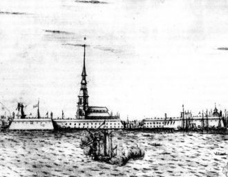 Петропавловская крепость, 1725 г.