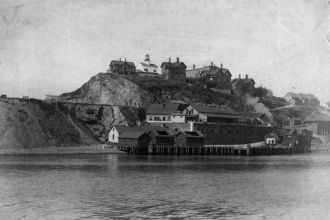 Остров Алькатрас в 1895 году