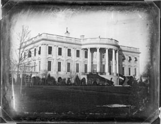 Первая фотография Белого дома, 1846год