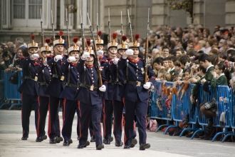Церемония смены караула в Мадриде