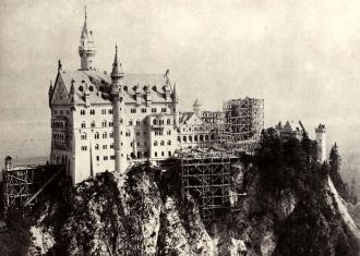 Строительные работы в замке (1882—1885)