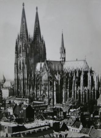 Кёльнский собор около 1935 года