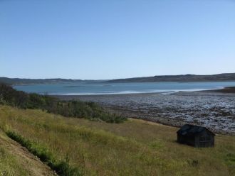 На заливе расположены норвежские порты В