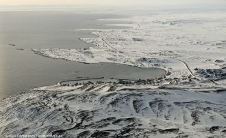 Полуострова Средний и Рыбачий служат ест