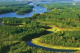 Преобладает ледниково-аккумулятивный рел