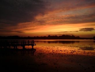 Вокруг озер расположены природные парки 