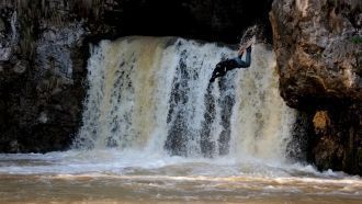 На сегодняшний день водопад Атыш предста