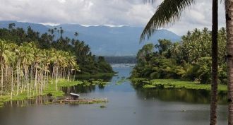 Хальмахера имеет довольно сложное строен