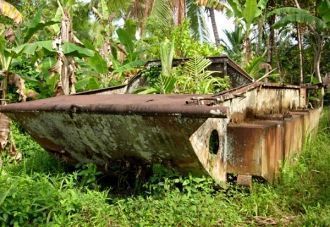 Во время Второй мировой войны остров окк