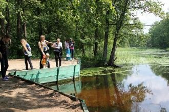 Река Ивница берет начало на севере центр