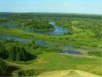 В долине реки Ворона располагаются крупн