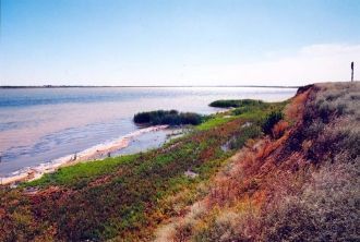 Обводняется и долина Маныча, лежащая зап