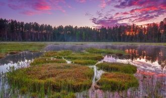 На юго-западной части заповедника распол