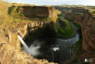 Высота водопада Палус — 57 метров. Это п