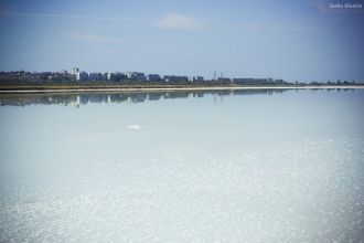 Акташское соленое озеро некогда составля