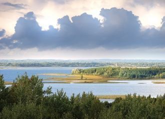 В северной и центральной части парка раз