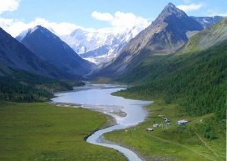 Сегодня по берегам реки Белокурихи постр