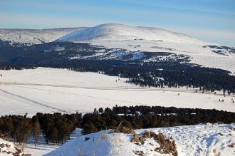 Горы Сарлык зимой