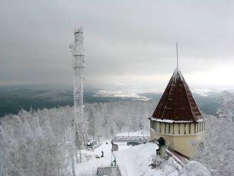 Перепад горнолыжных склонов до 300 метро