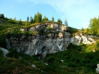 Именно напротив Медведь-Камня в конце XV