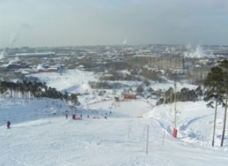 Гора Татищева зимой