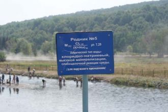 Помимо соленых сероводородных вод, на ку