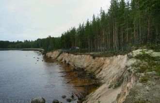 В озеро впадает несколько крупных приток