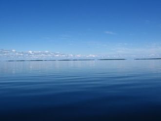 Во время затопления озерная вода поглоти